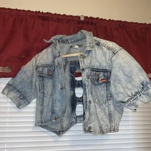 Jean Crop Jacket